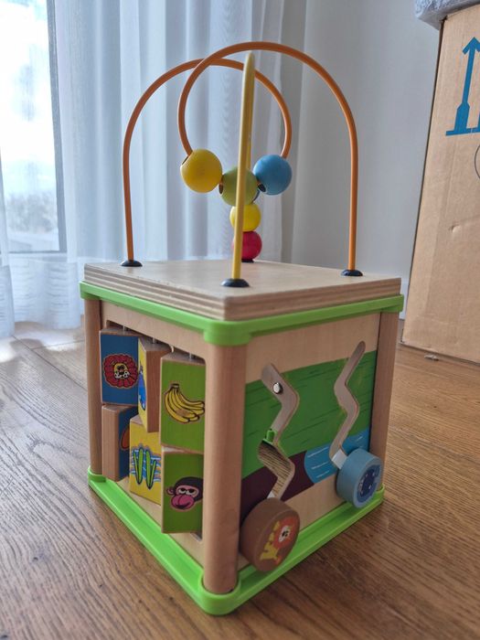 Drewniana kostka edukacyjna Eichhorn