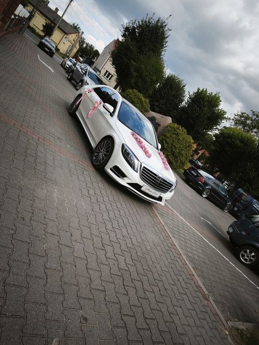 Auto do ślubu Mercedes S AMG Long