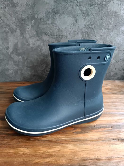 Чоботи напівчоботи жіночі crocs сапоги женские полусапоги на дождь