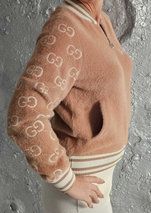 G U C C I bluza z alpaki CUDNA roz L