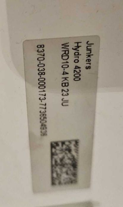 Piecyk gazowy  Junkers