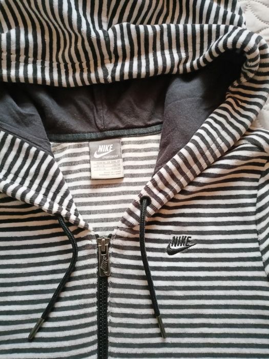 Bluza z kapturem w paski Nike XS/S