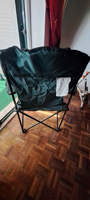 Cadeira de campismo verde escuro