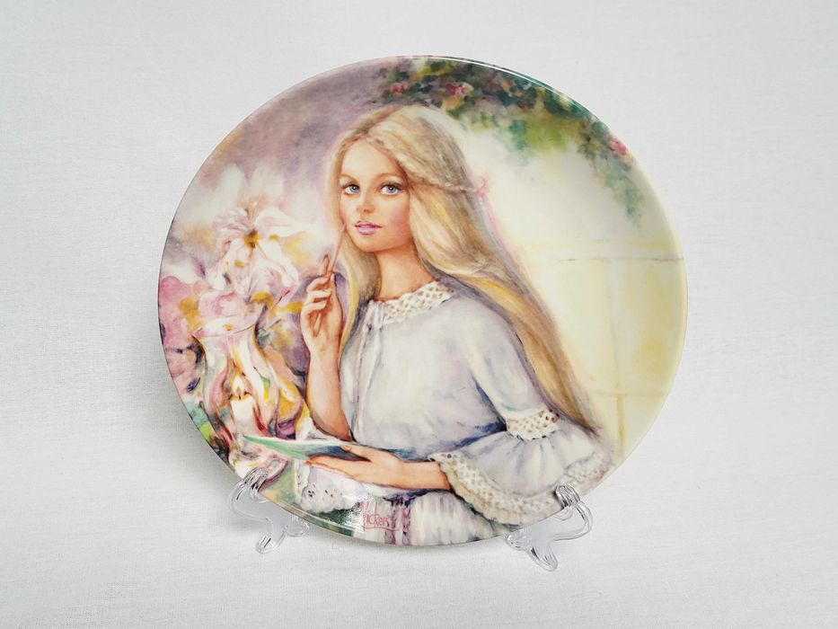 Talerz kolekcjonerski Wedgwood „The Love Letter” – 1986, Mary Vickers