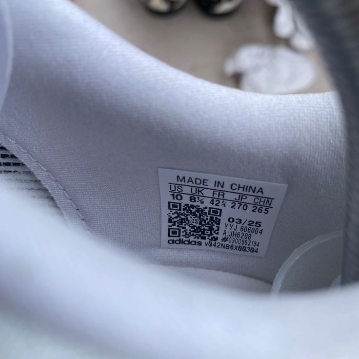 40 42.5 jh6208 елітні бігові кросівки adidas adizero evo sl white/black running jh6206