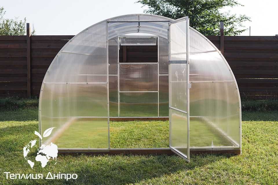 Теплиця "Дніпро" 3х2х6м. (40х20мм.)  з сотовим полікарбонатом! АКЦІЯ