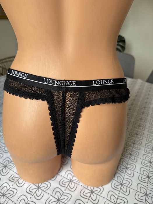 2 majtki M czarne i niebieskie