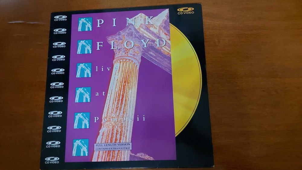 Pink Floyd – Live at Pompeii (CD Video CDV) – Disco dourado