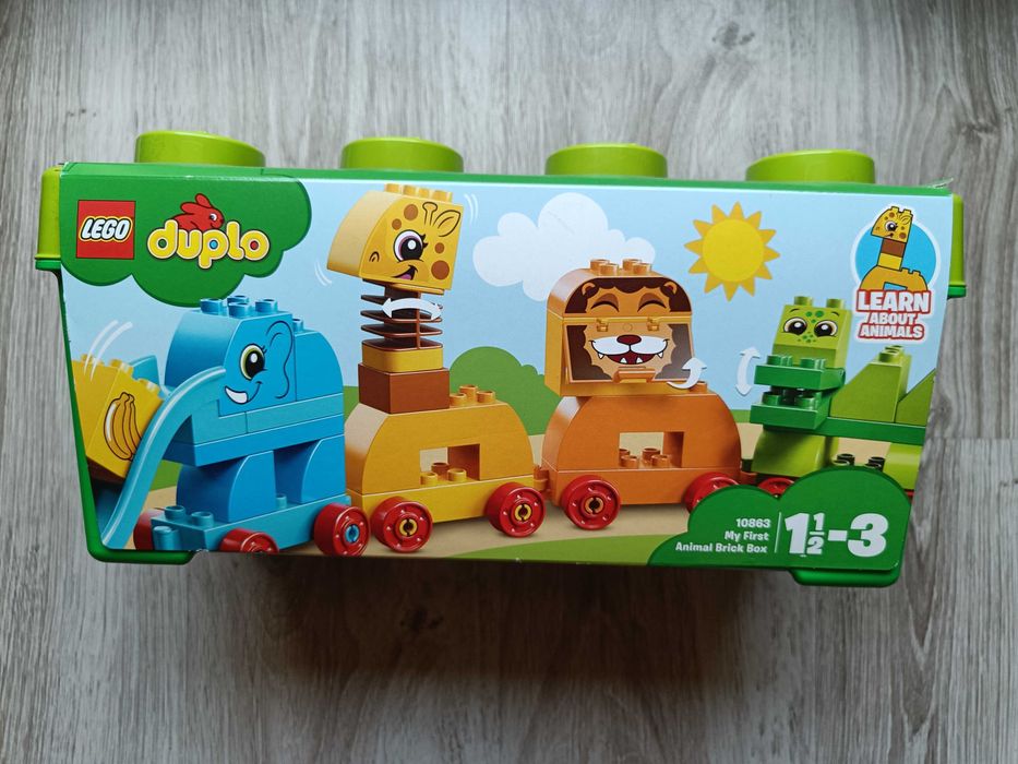 NOWE Klocki Lego 10863 Duplo - Pociąg ze zwierzątkami
