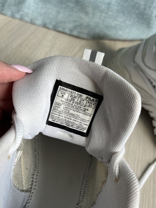 Buty Fila 39 sneakersy białe sportowe