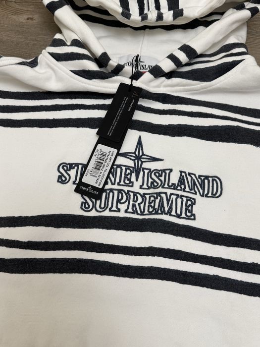 Топ худі Stone Island x Supreme