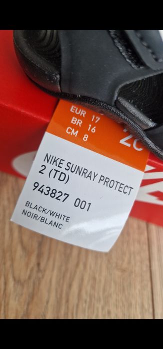Sandałki nike sunray protect 2 rozmiar 17 sandaly nike