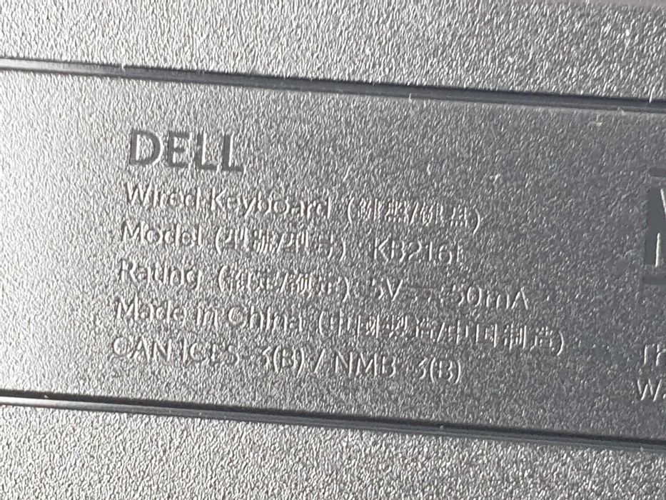 клавіатура  DELL KB216 + миша  LENOVO MSU1111