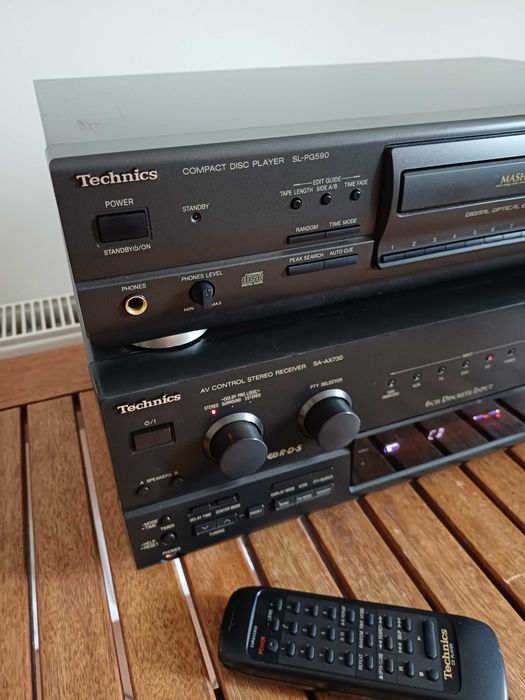 Zestaw Technics SA-AX730 i SL-PG590