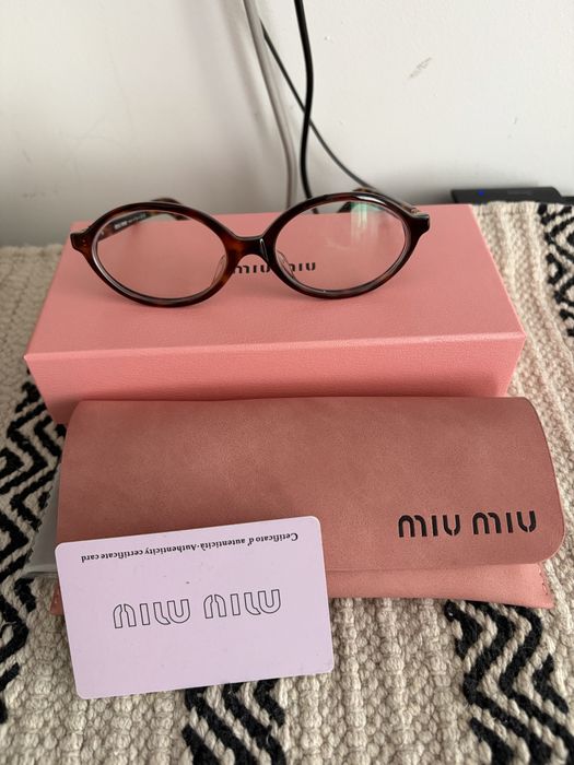 Okulary miu miu jajeczka wiralowe
