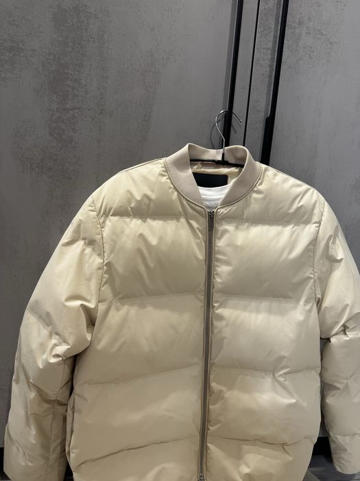 бомбер пуховик massimo dutti