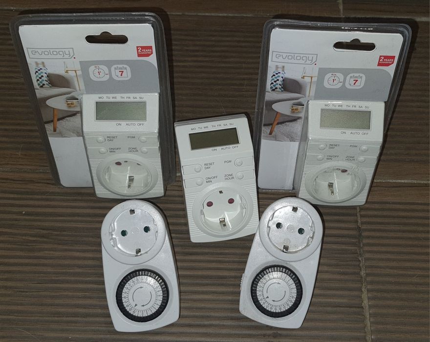 Tomadas com temporizador