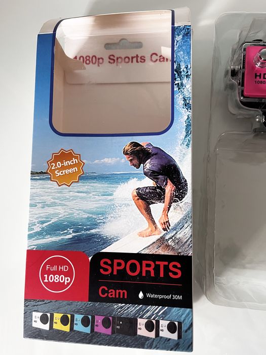 Câmara desportiva à proca de água