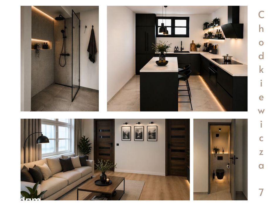 Nietuzinkowe mieszkanie z prywatnym wejściem i ogrodem - 46 m2 Bielawy