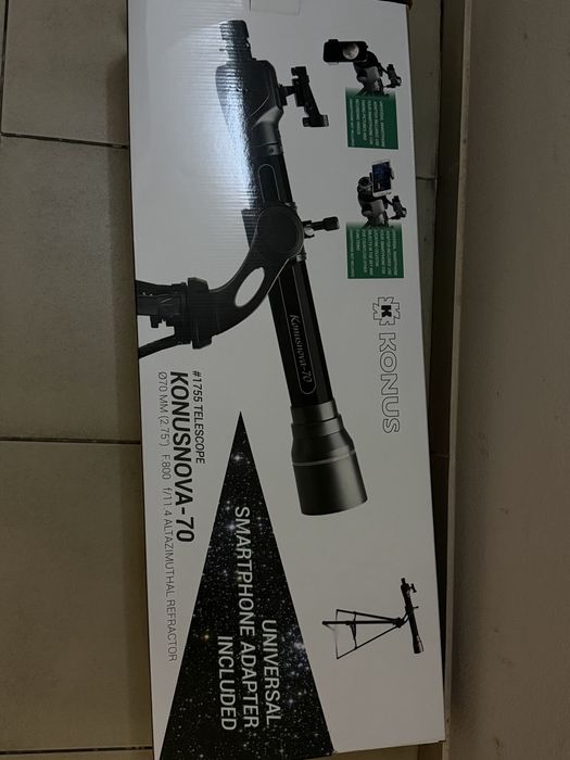 Продам новий лінзовий телескоп Konus Konusnova-70