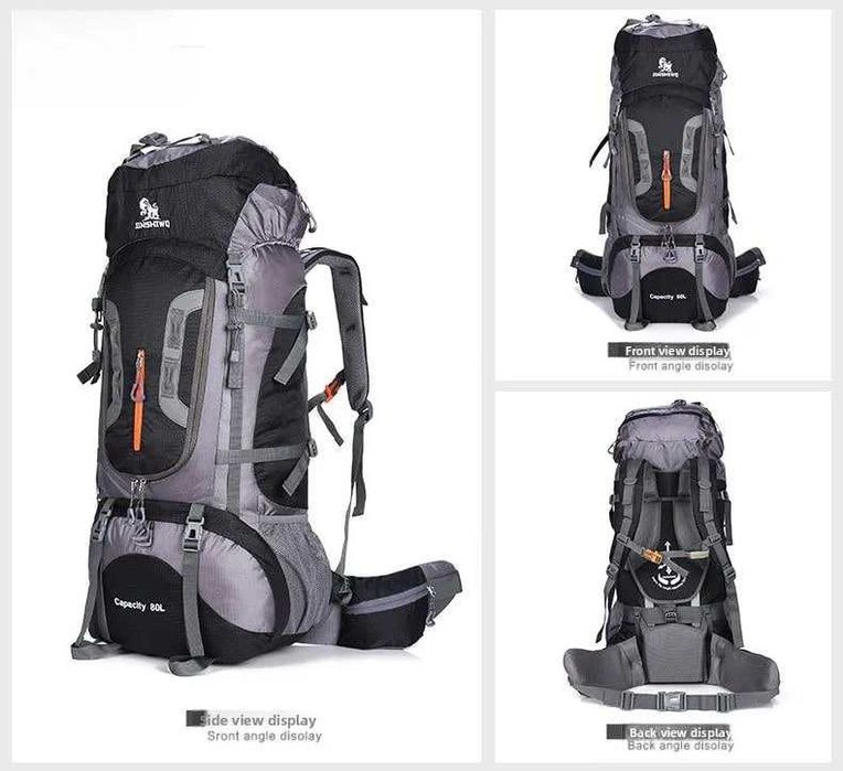 Туристичний рюкзак на 80л для походів в гори, трекінгу, туризму