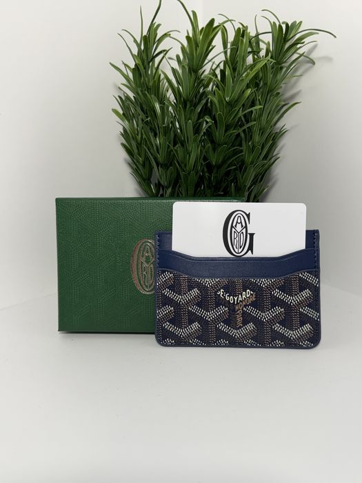 Kartholder Goyard - dark blue