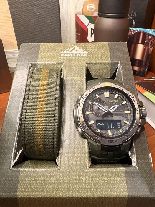 Casio Pro Trek PRW 6000 sg-3 (original) military годинник  Protrek Garmin