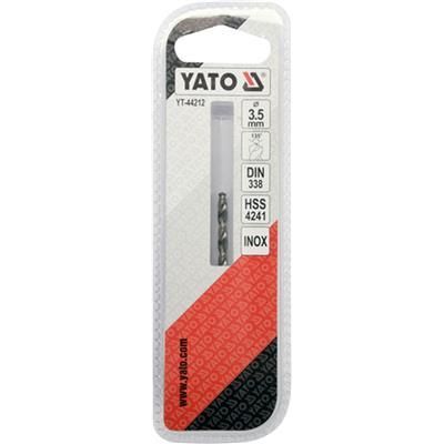 Wiertło do metalu inox 3.5mm HSS premium Yato
