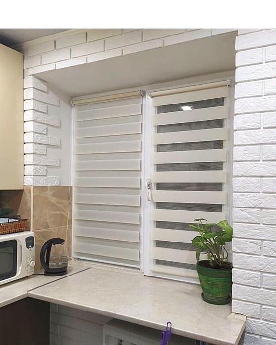 Жалюзі день ніч, рулонні штори, римська штора