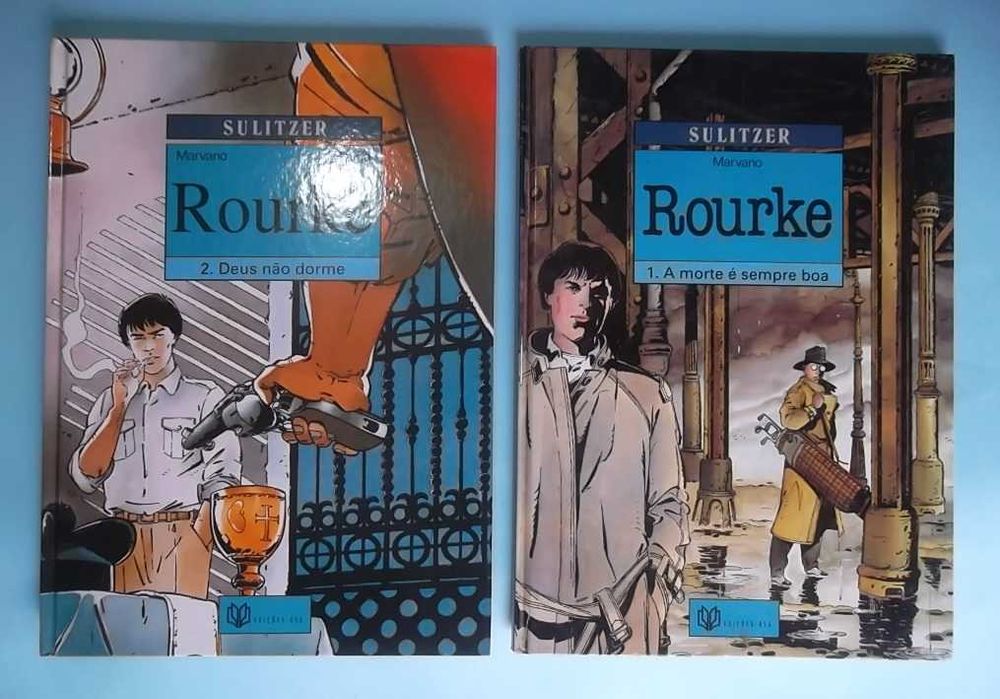 ROURKE I e II - Marvano - Edições Asa, capa dura