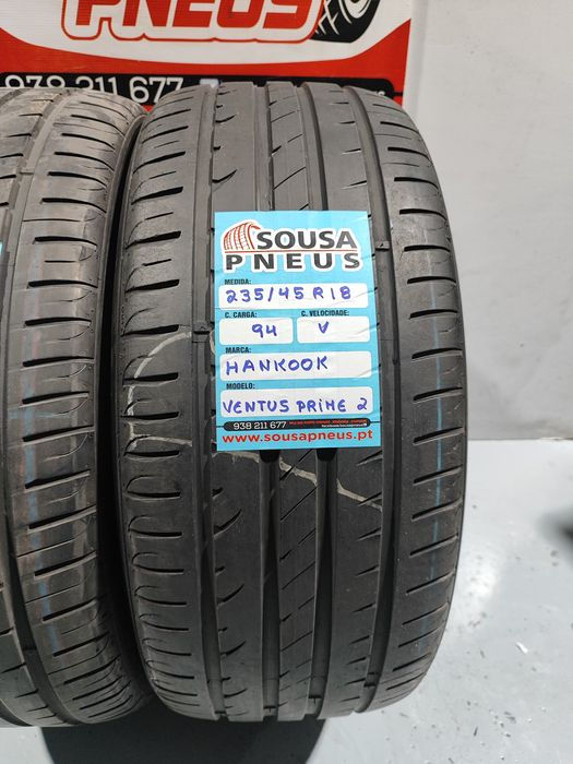 2 pneus semi novos 235-45R18 Hankook - Oferta dos Portes