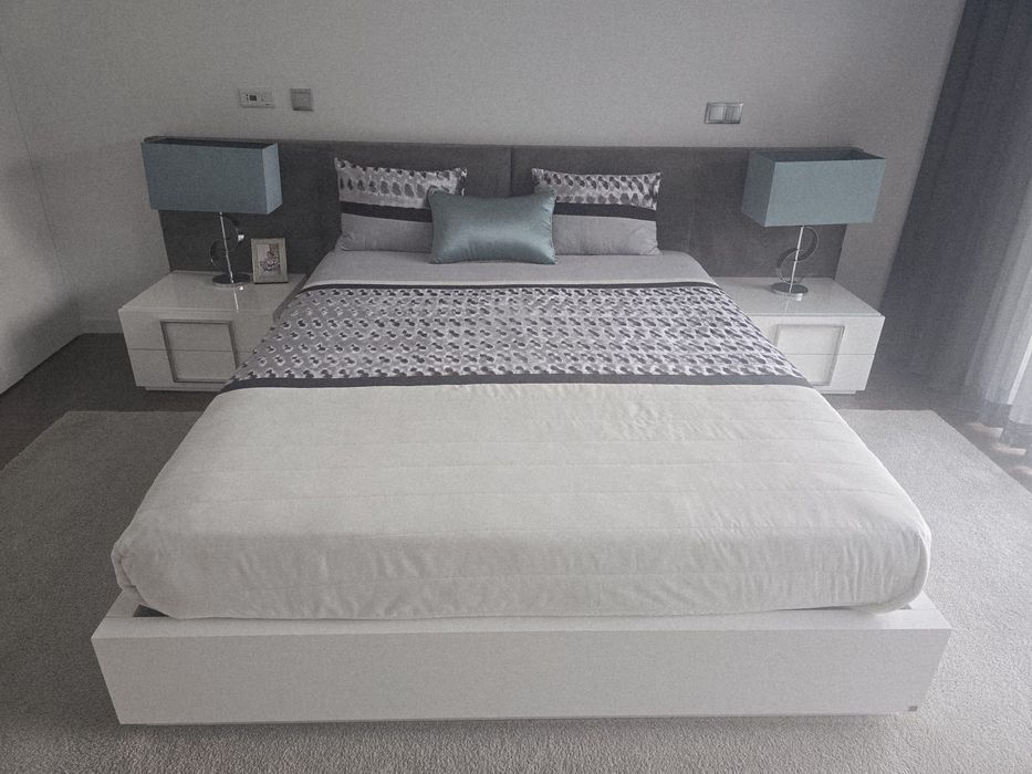 Quarto completo lacado branco Laskasaa