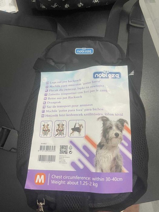 Mochila para Transporte de Animais de Estimação