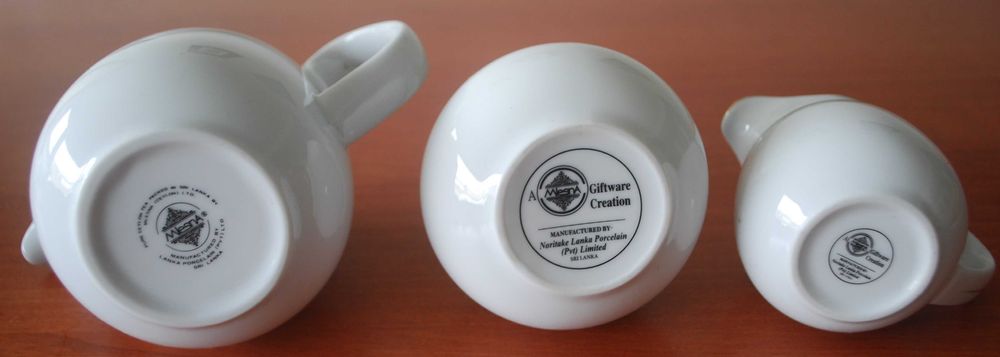 Peças Porcelana do Sri Lanka-Noritake Lanka