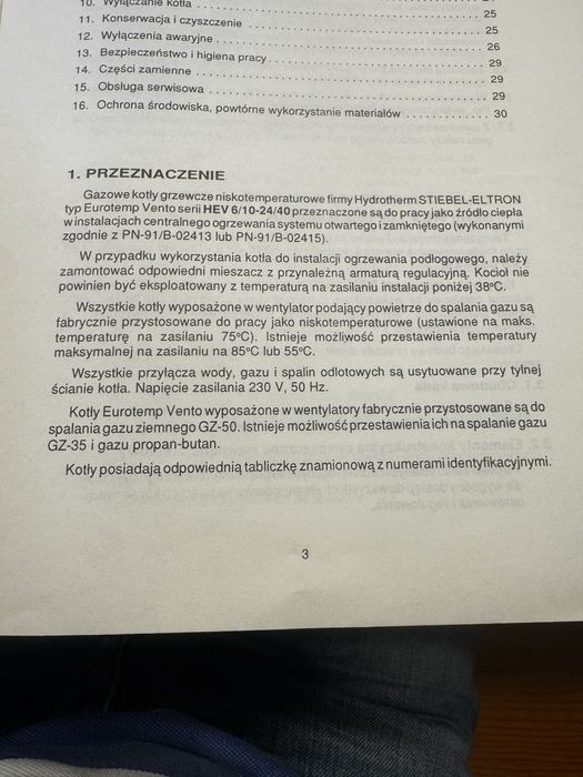 Używany piec gazowy Hydrotherm Stiebel-Eltron