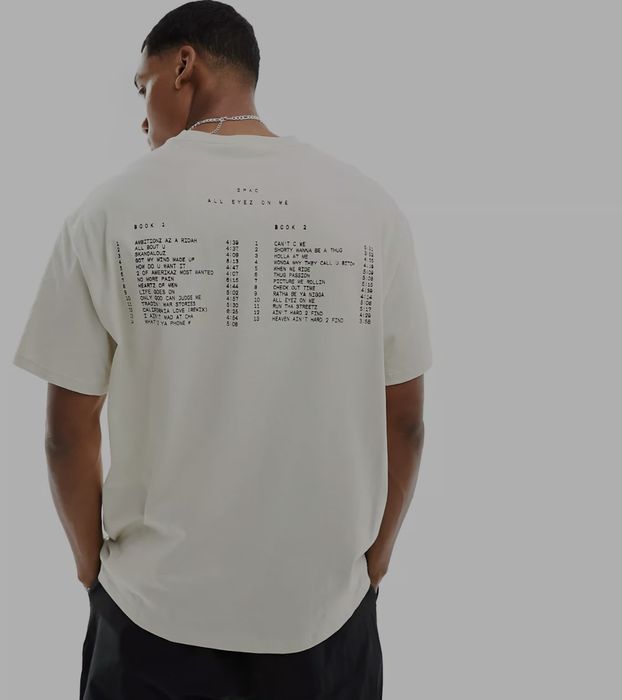 Футболка Tupac bershka all eyes on me