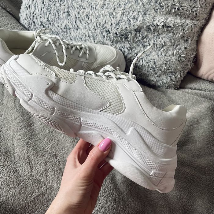 Even&odd sneakersy buty sportowe białe 38 wiosna