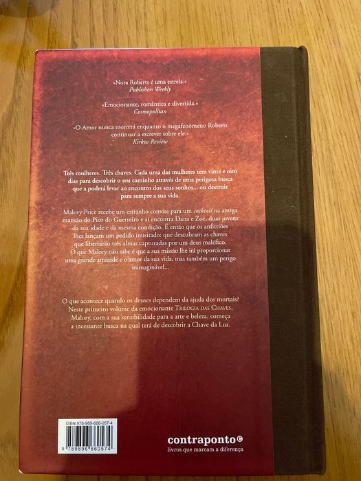 Livro nora roberts capa dura chave da luz