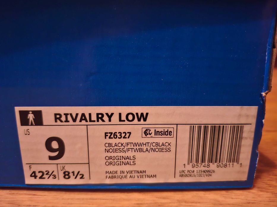Adidas Rivalry Low. EU 42.5 / 27см