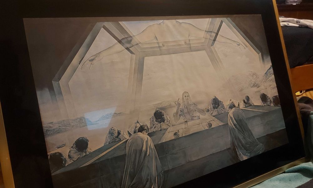 Quadro "A última ceia" de Dali