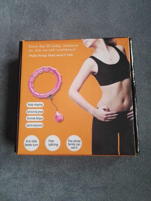 ODCHUDZAJĄCE HULAHOOP z obciążnikiem redukcja wagi koordynacja OKAZJA