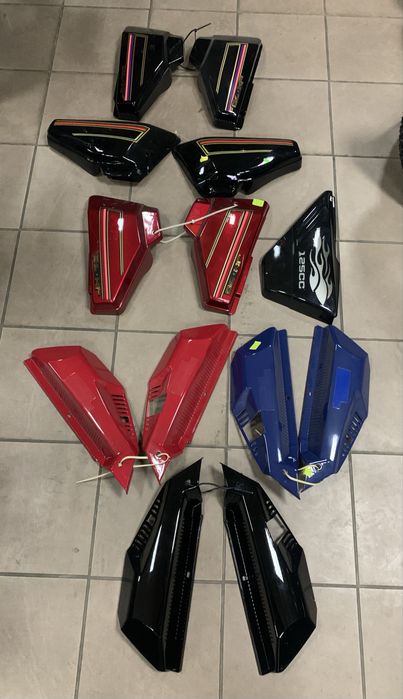 Боковые  крышки дельта к мотоциклу альфа