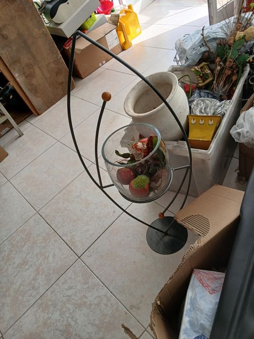 Peça de aço para suporte de planta ou arranjo  artific.,natural p.vid