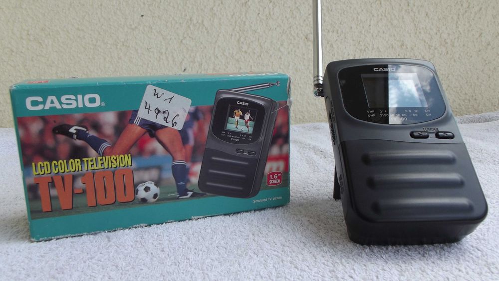 Telewizor CASIO TV-100 LCD Color Television Vintage