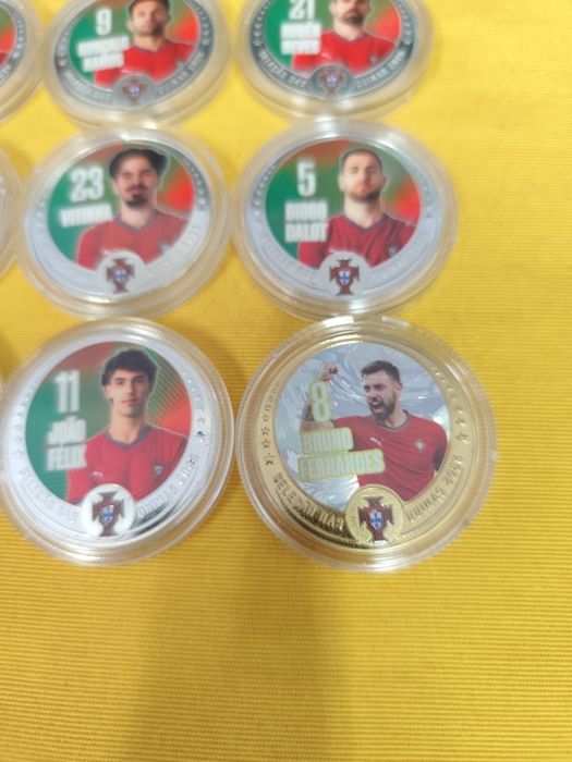 Moedas ícoins da seleção portuguesa