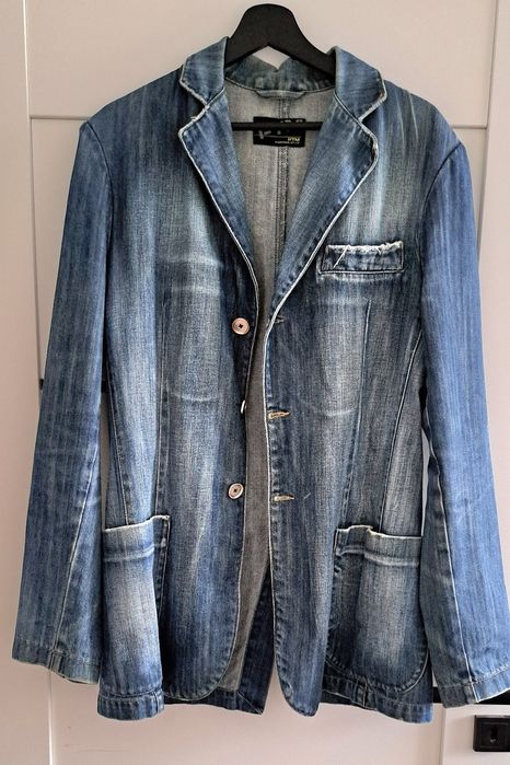 Marynarka męska dżinsowa
