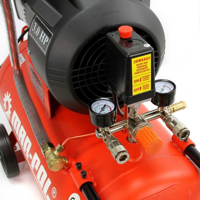 Kompresor 50 L 2 tłoki sprężarka 3hp