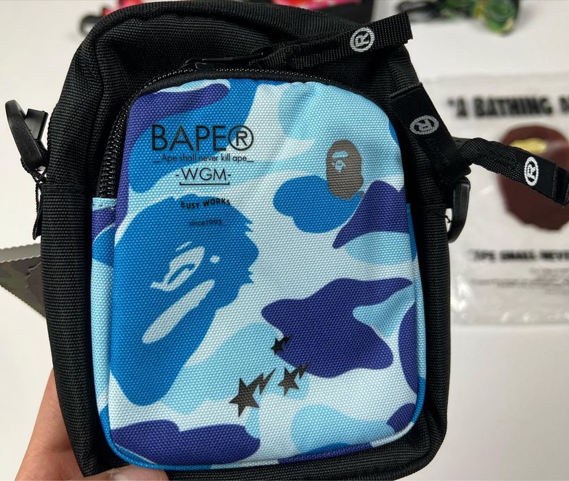 Сумочки A Bathing Ape Bape Camo Pink Blue Green