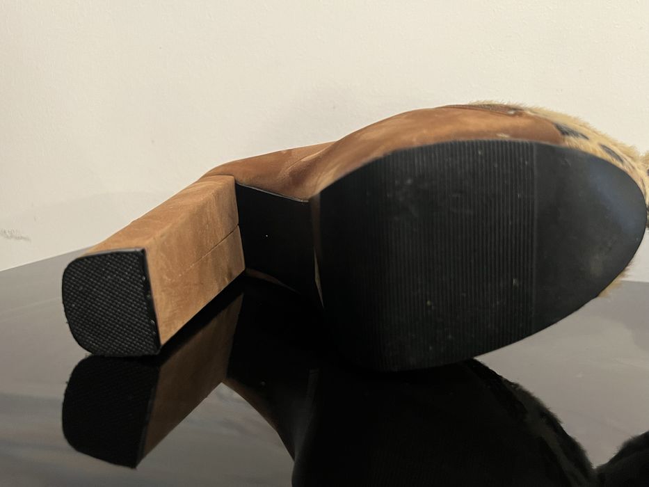 Botim Retro padrão leopardo