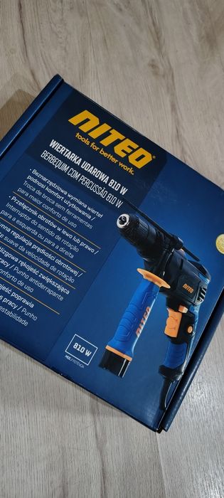 Wiertarka udarowa 810 W Nitro nowa!